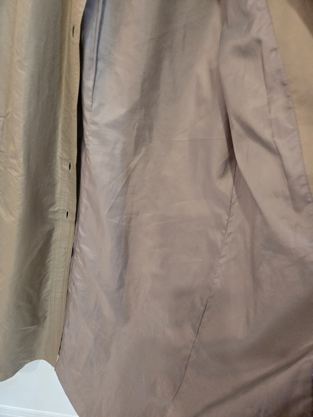 Vintage Women's Beige Longline Coat - Picture 7 of 10